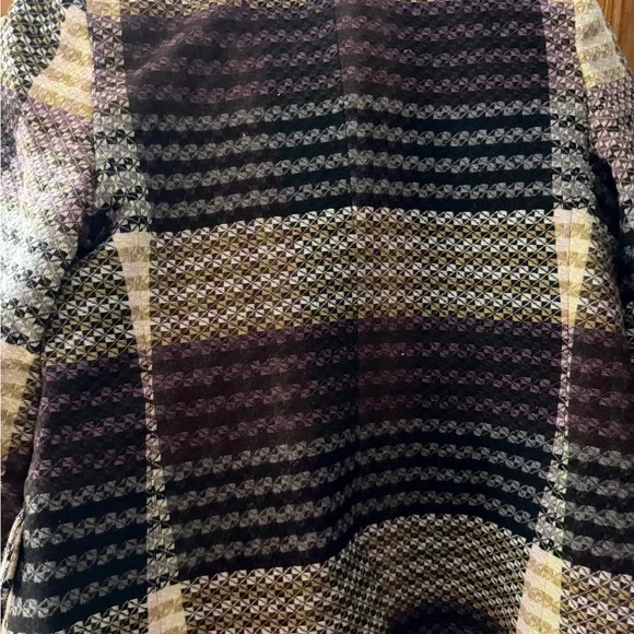 WE-AR4 Double Breasted Blazer NWT Sustainable Designer Plaid Jacket Small - Picture 4 of 4